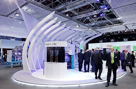 展臺設計，展臺搭建，多邊形展臺